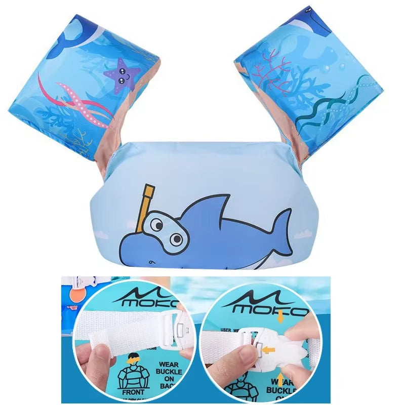 Pool Floats Swimming Vest Armbands Buoy Foam Material Better than Inflatable Rings